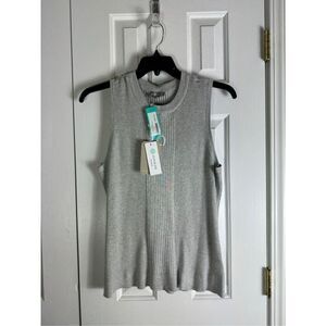 NWT Evolution Kyrie Fitted Sweater Grey Tank Size 2x